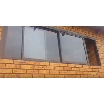 Empilage des fenêtres à glissière en aluminium à trois canaux